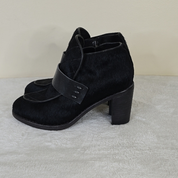 rag & bone Shoes - Rag & Bone Runway Real Pony Hair Lytton Black Ankle Boot 37.5/7.5